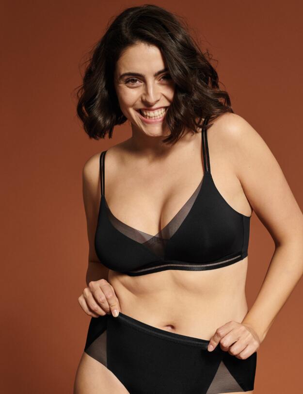 Naturana The Monday Non-Wired Bra Black