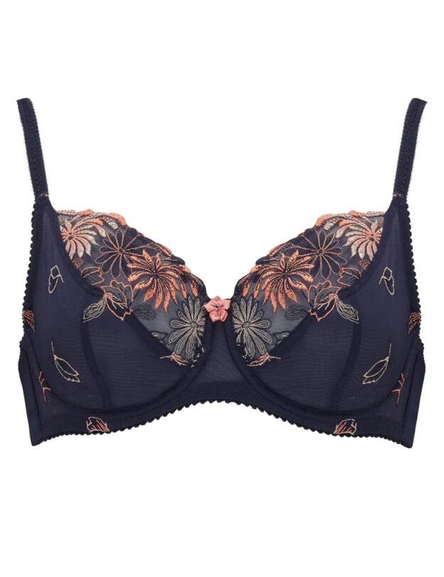 Pour Moi St Tropez Full Cup Bra  Midnight Orange