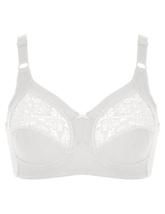  Naturana Classic Soft Bra White 