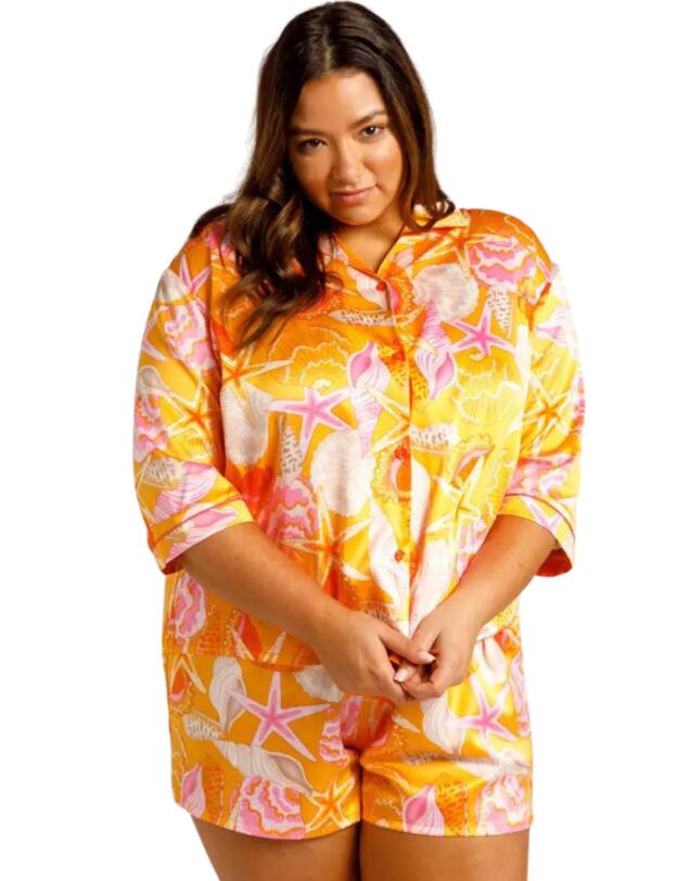 Chelsea Peers Short Pyjama Set Orange