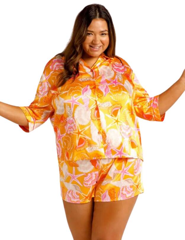 Chelsea Peers Short Pyjama Set Orange