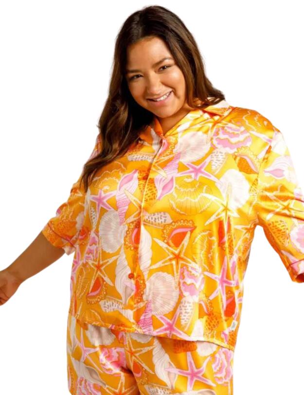 Chelsea Peers Short Pyjama Set Orange
