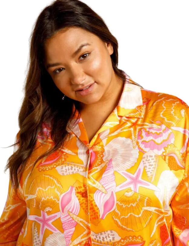 Chelsea Peers Short Pyjama Set Orange