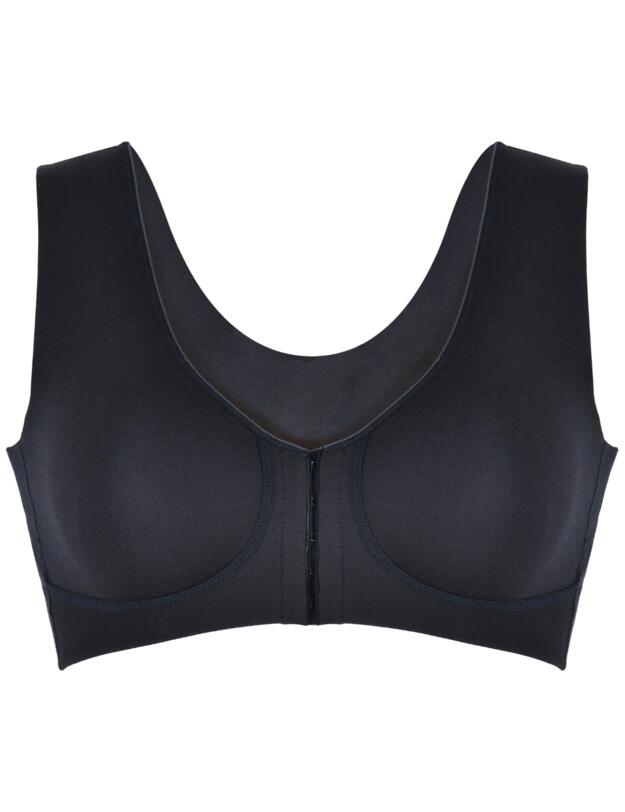 Naturana Everyday Front Closure Bra Black