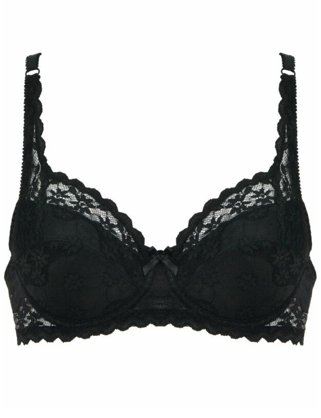Naturana Lightly Padded Bra Black