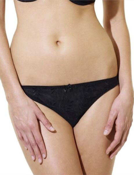 3255 Panache Tango II Brief Scarlet - 3255 Black Brief