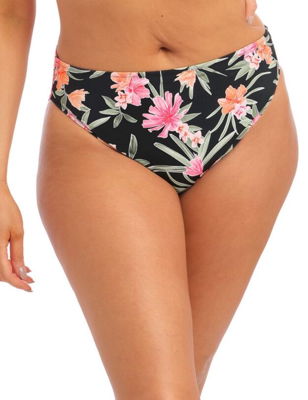Elomi Dark Tropics Bikini Briefs Black 