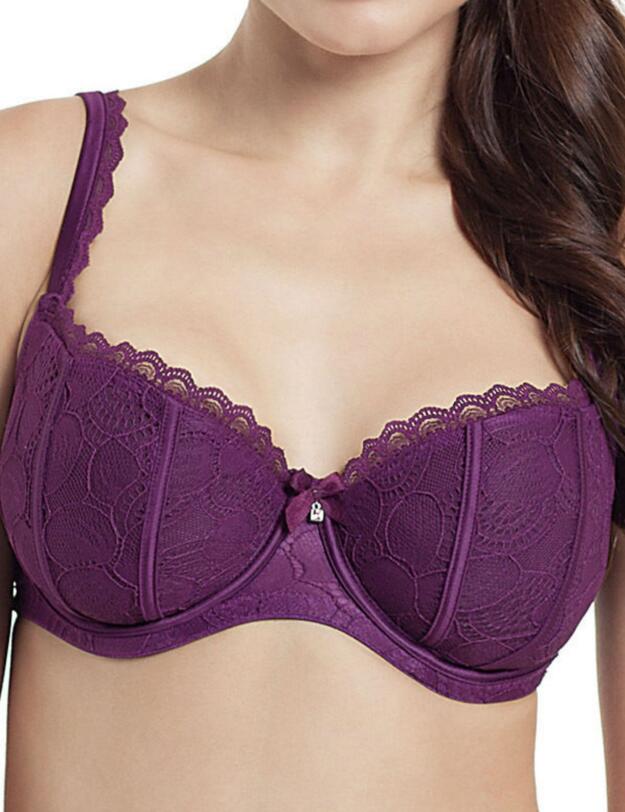 7171 Masquerade by Panache Angie Balcony Bra Plum - 7171 Bra