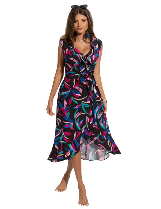  Pour Moi Midaxi Beach Dress Multi