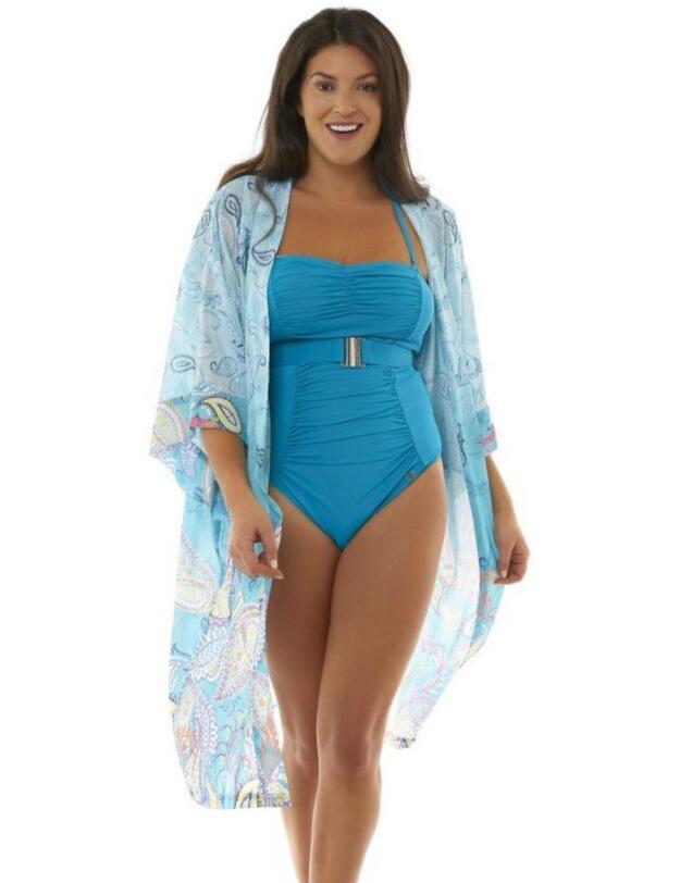 Seaspray Rosalind Kimono Aqua