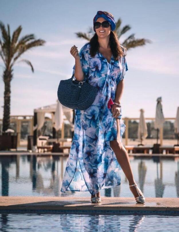 Seaspray Eleanor Maxi Dress Blue
