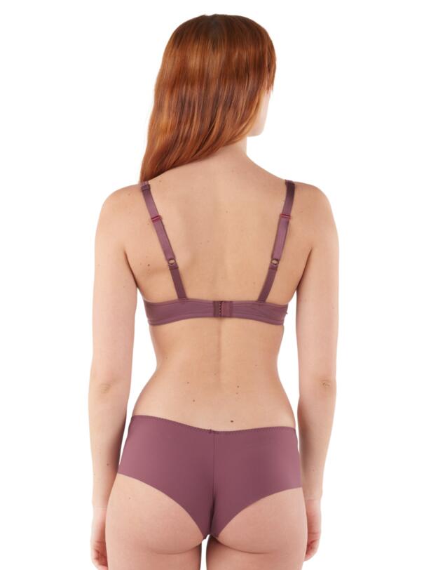 Maison Lejaby Fleur Ikat Plunge Bra Burgundy
