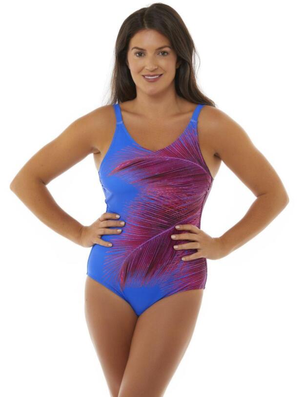 Seaspray Florence Palm Swimsuit Pink