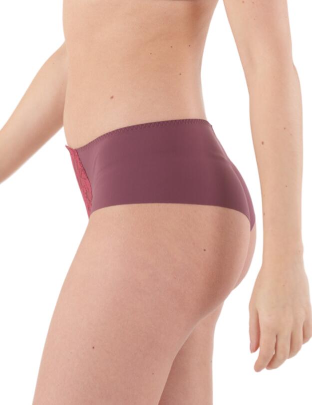  Maison Lejaby Fleur Ikat Short Brief Burgundy