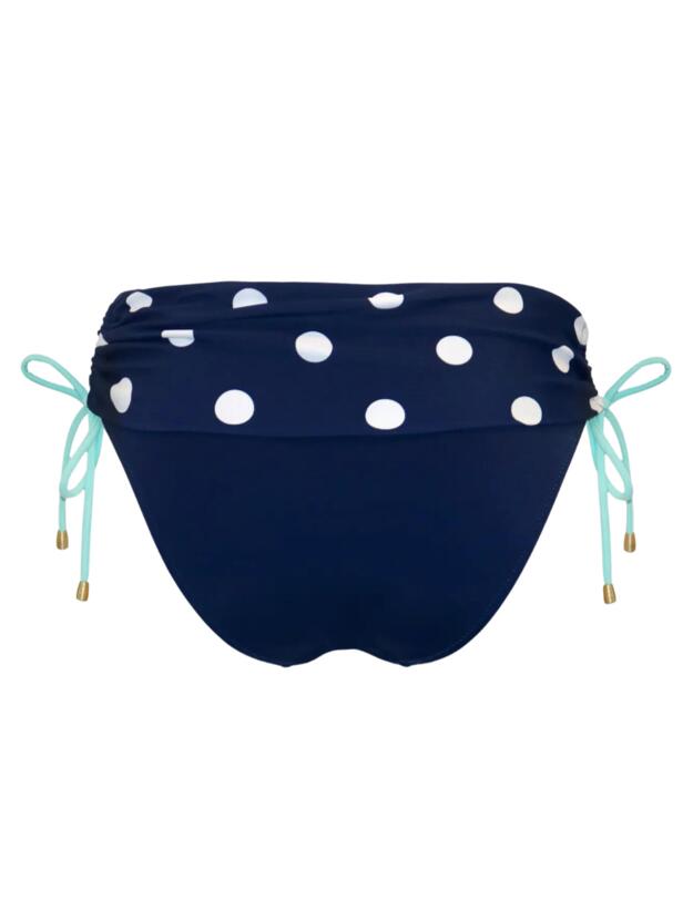  Pour Moi Beach House Fold Over Brief Navy/White/Aqua