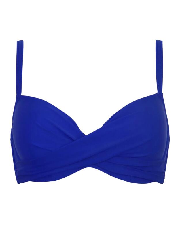  Pour Moi Free Spirit Twist Front Bikini Top Ultramarine 