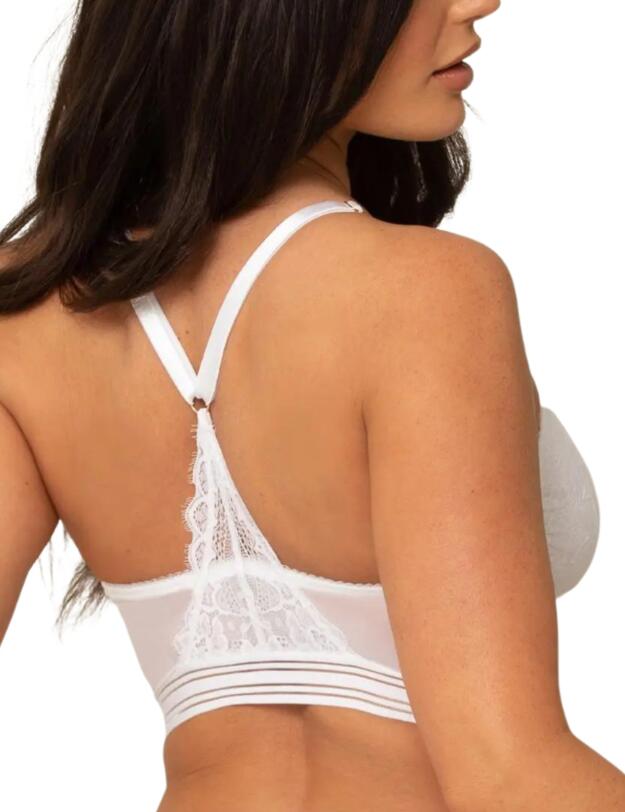 Pour Moi Revolution Front Fastening Bralette White