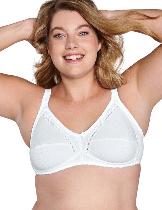 Naturana Cotton Soft Cup Bra White