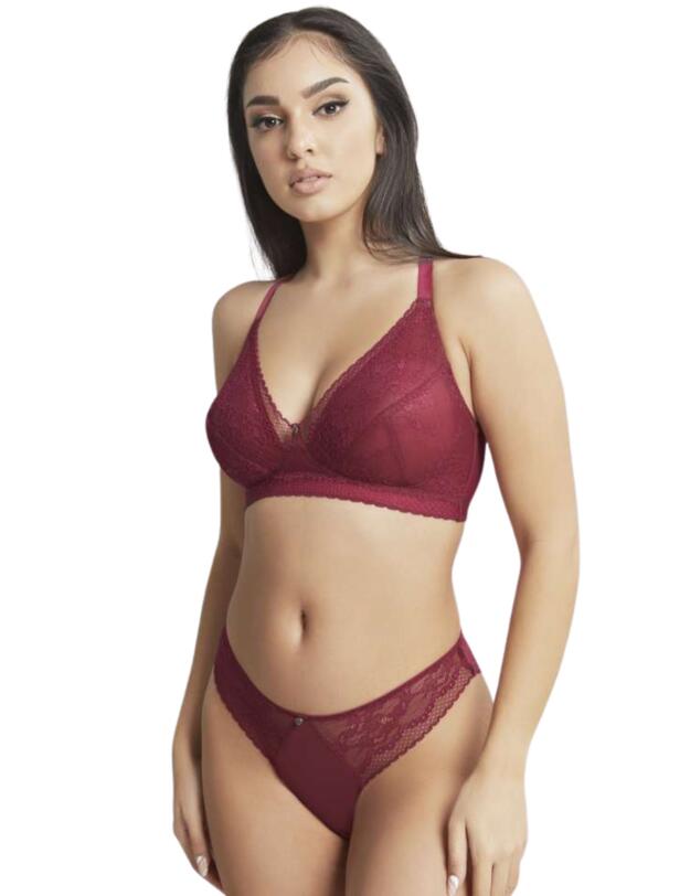 Cleo by Panache Alexis Non-Wired Bralette Bra Berry