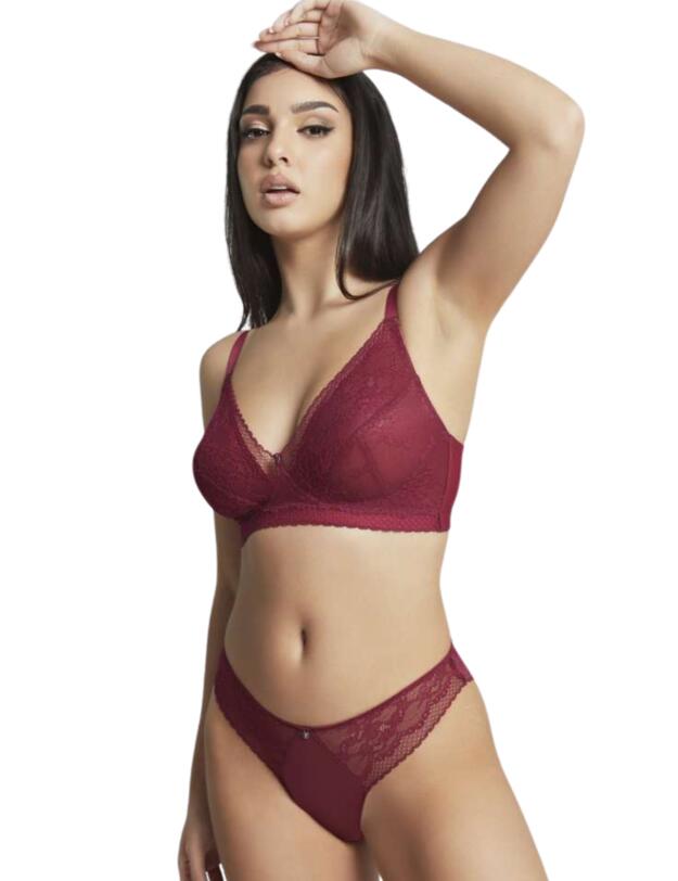 Cleo by Panache Alexis Non-Wired Bralette Bra Berry
