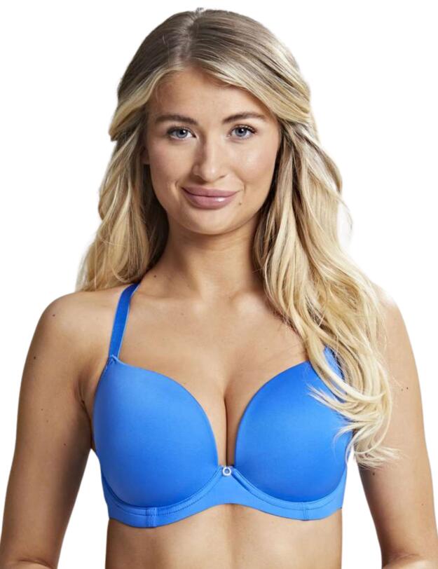 Cleo by Panache Koko Chic Moulded Plunge T-Shirt Bra Electric Blue