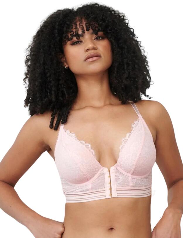 Pour Moi Revolution Front Fastening Bralette Soft Pink