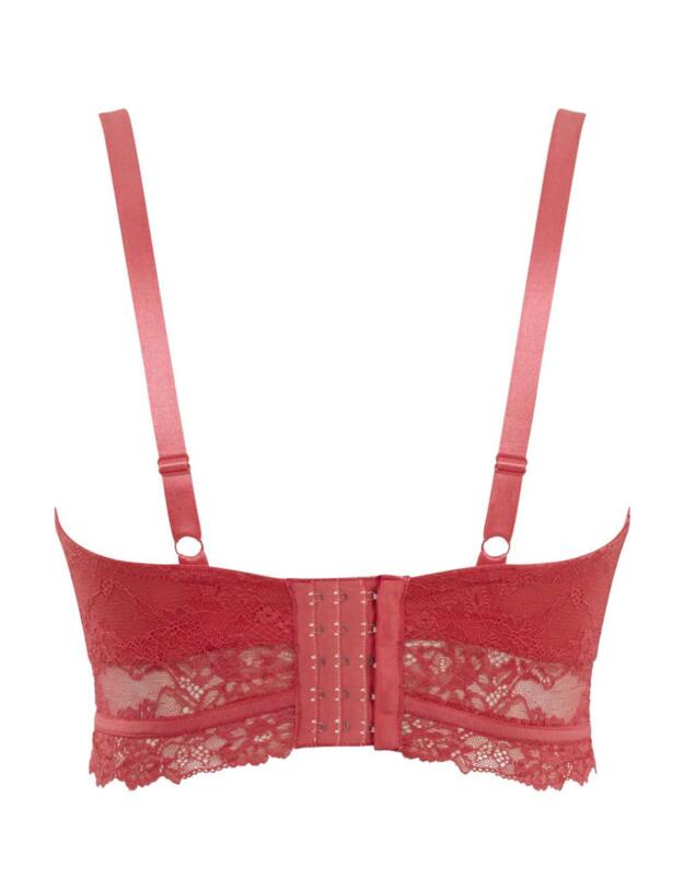 Cleo by Panache Selena Longline Plunge Bra Paradise Pink 