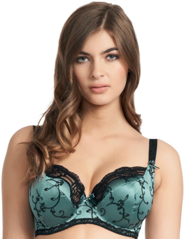 0332 Fauve Bronte Plunge Balcony Bra - 0332 Jade