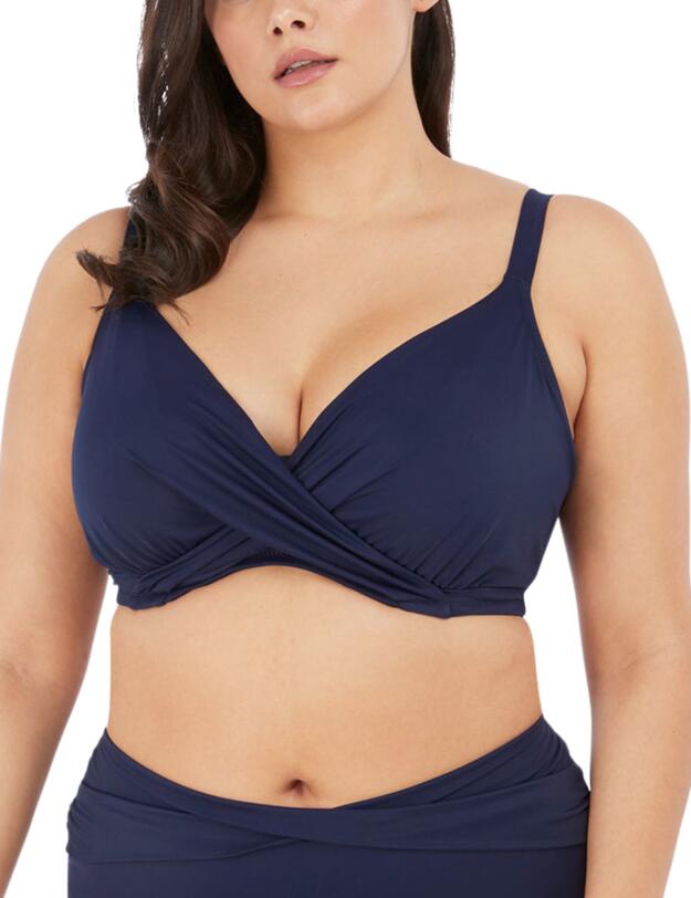 Elomi Magnetic Plunge Bikini Top Midnight 