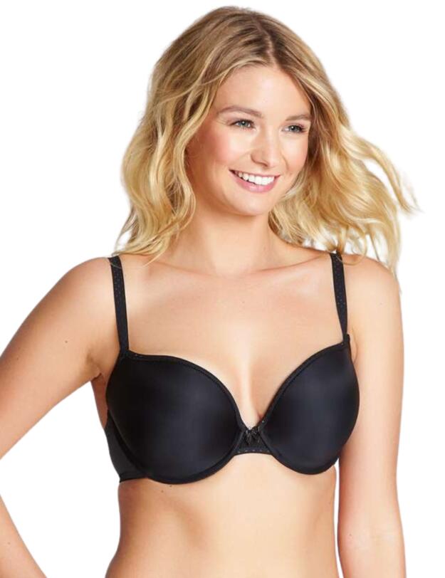 Cleo Koko Underwired Plunge Bra Black