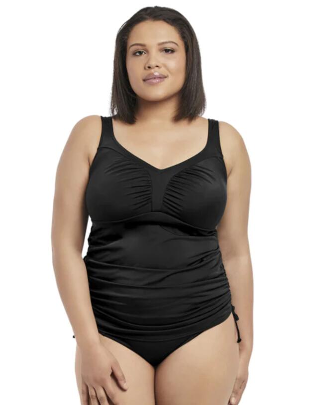 Elomi Essentials Moulded Tankini Top Black