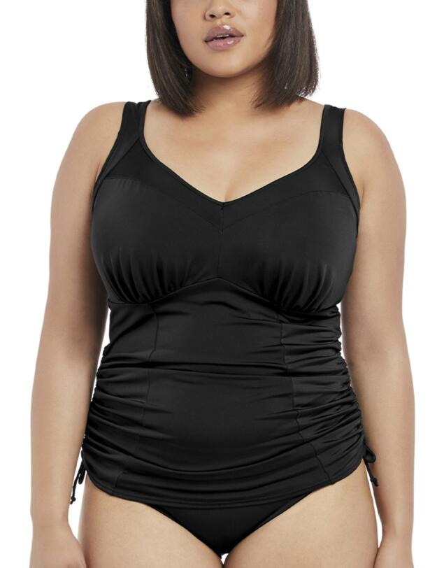 Elomi Essentials Moulded Tankini Top Black