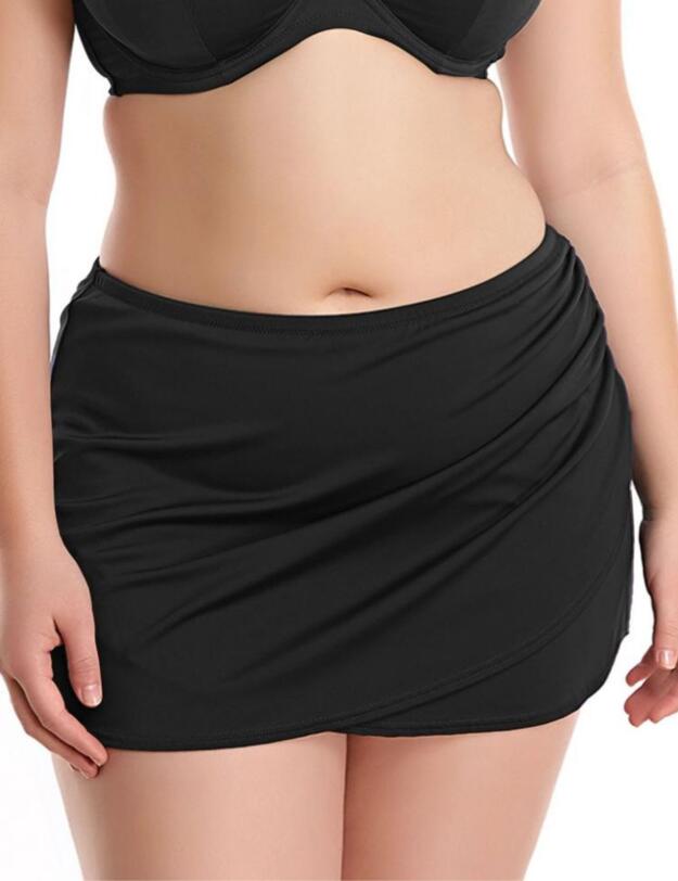 Elomi Essentials Skirted Bikini Brief Black