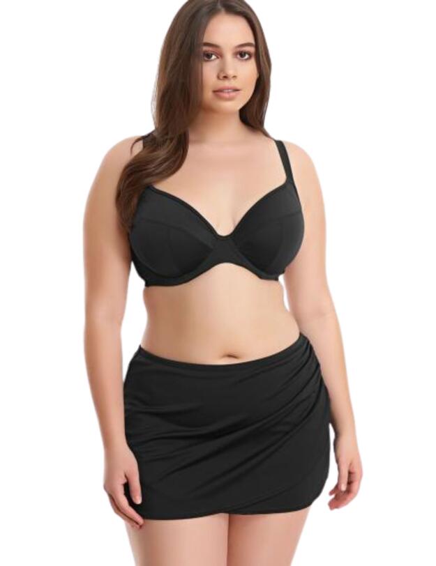Elomi Essentials Skirted Bikini Brief Black