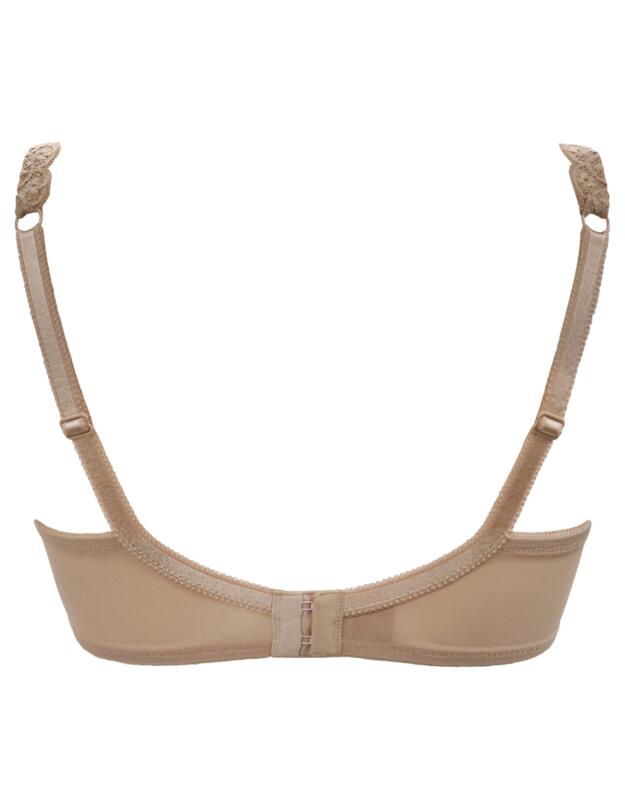 Pour Moi Rebel Padded Plunge Bra Almond