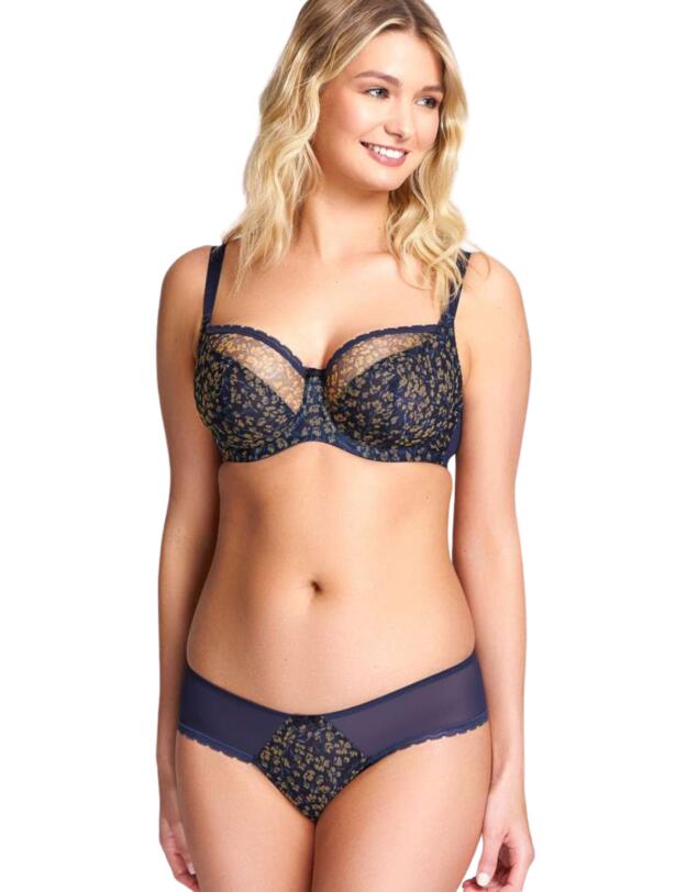 Cleo By Panache Zoe Balcony Bra Navy Floral