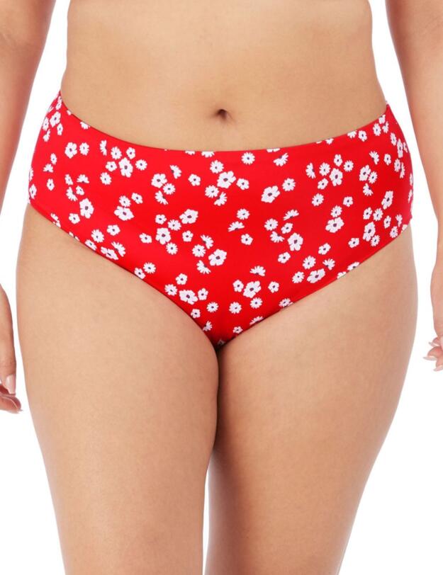 Elomi Plain Sailing Bikini Brief Red Floral