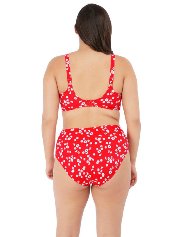 Elomi Plain Sailing Bikini Brief Red Floral