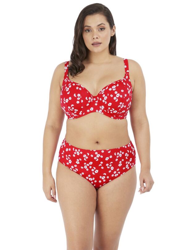 Elomi Plain Sailing Bikini Brief Red Floral