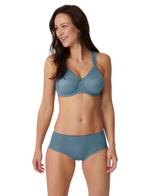 Triumph Essential Minimiser Underwired Bra Provincial Blue