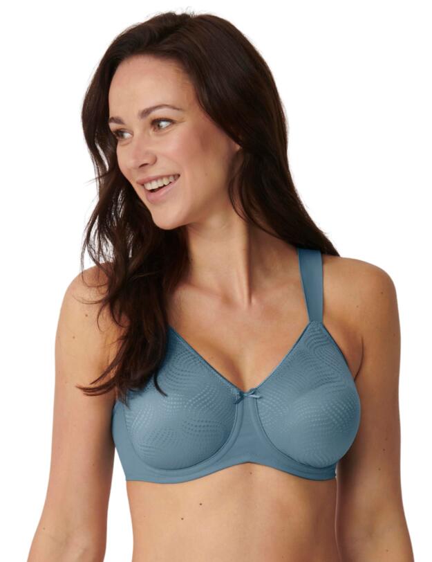 Triumph Essential Minimiser Underwired Bra Provincial Blue