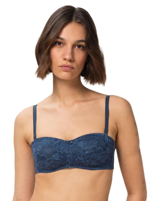 Triumph Amourette Charm Strapless Bra Blue Nights