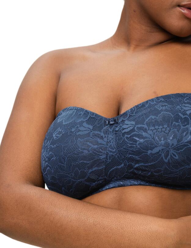 Triumph Amourette Charm Strapless Bra Blue Nights
