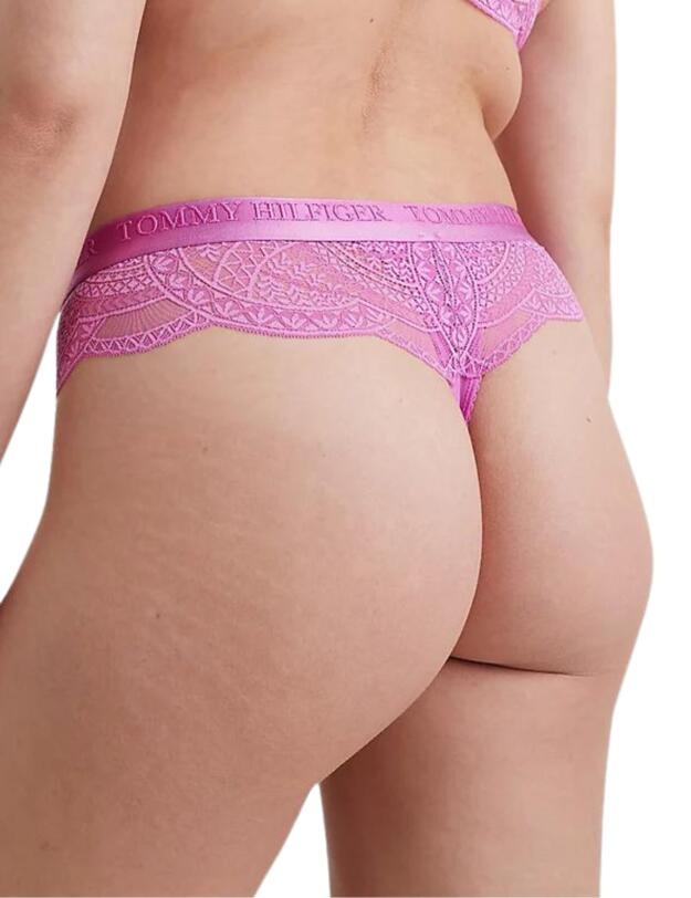 Tommy Hilfiger Lace Brazilian Brief Lilac Orchid