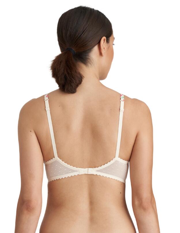 Marie Jo Chen Heartshaped Padded Bra Pearled Ivory