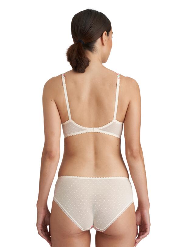 Marie Jo Chen Heartshaped Padded Bra Pearled Ivory