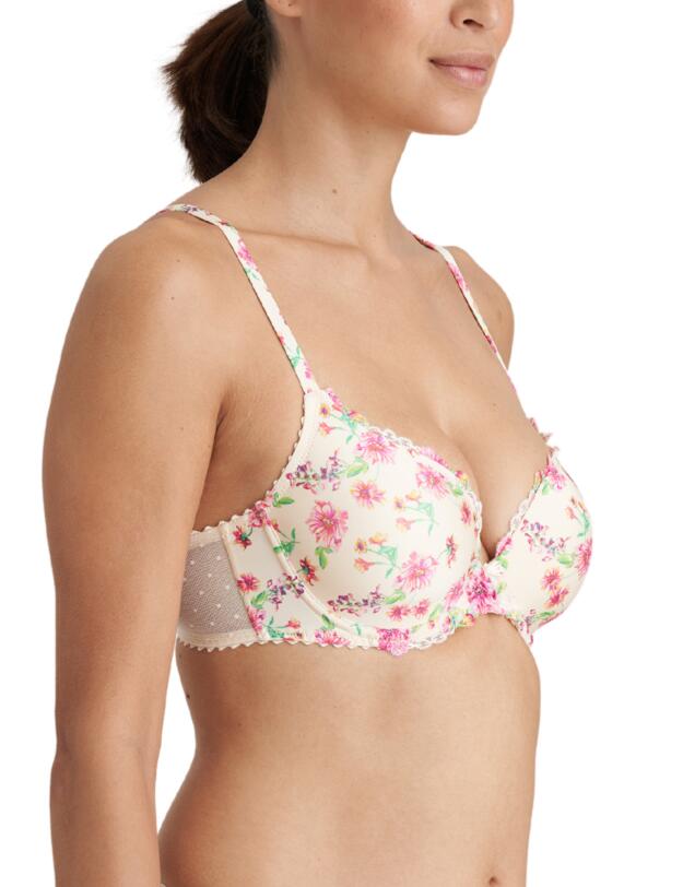 Marie Jo Chen Heartshaped Padded Bra Pearled Ivory