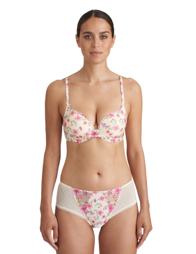 Marie Jo Chen Heartshaped Padded Bra Pearled Ivory
