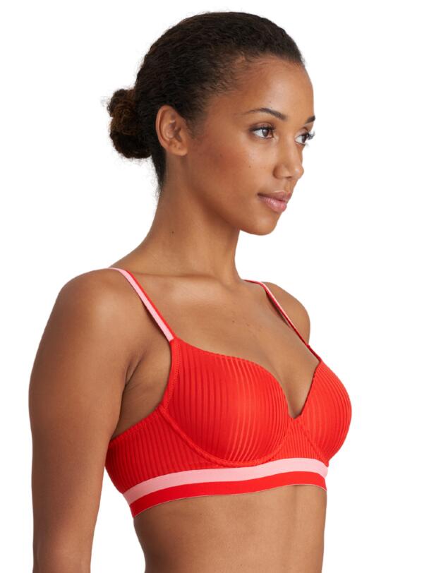 Marie Jo Heartshape Padded Bralette Rouge