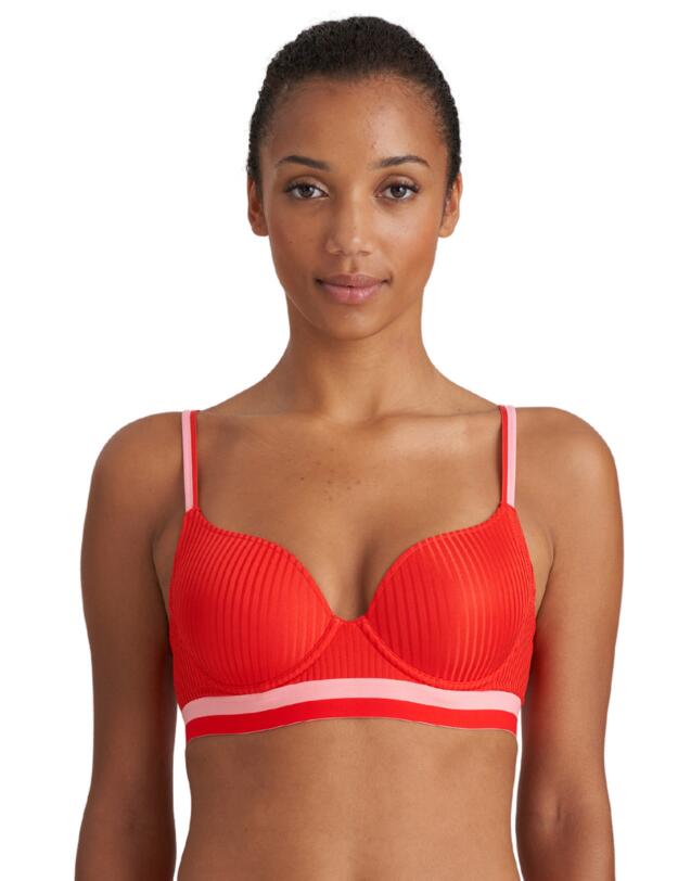 Marie Jo Heartshape Padded Bralette Rouge